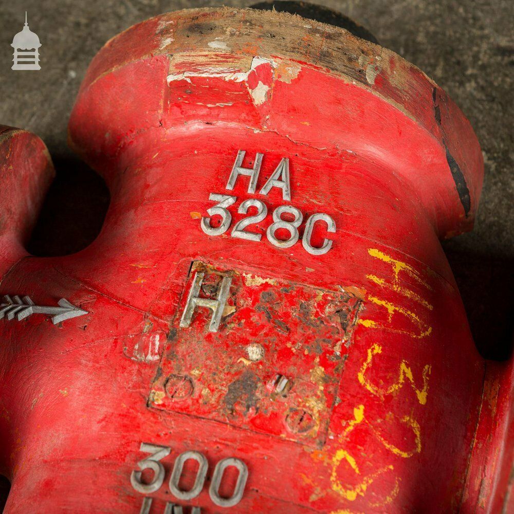 Pair Of Red Industrial Factory Foundry Moulds photo buy
