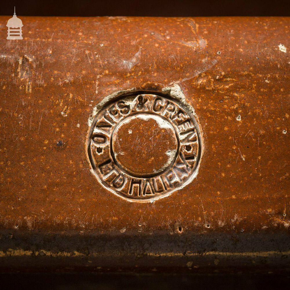 Large Victorian Salt Glaze Orange Peel Ceramic Trough Sink By Oats & Green Ltd Halifax photo Garden Decor