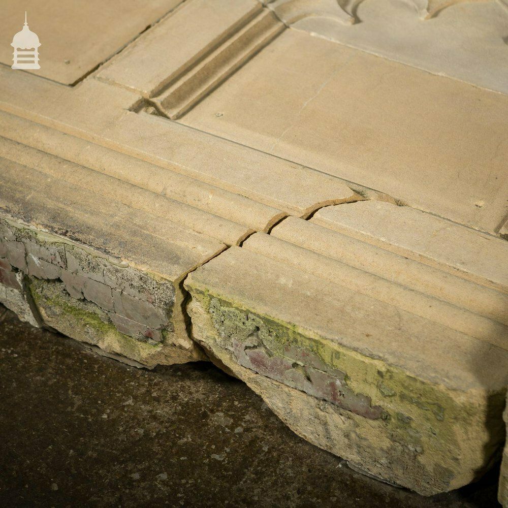 Home Decor 19th C Ecclesiastical Gothic Carved Bath Stone Church Wall photo