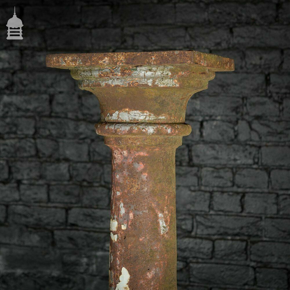 Set Of 4 19th C Cast Iron Columns Pillars Stanchions photo 4800.0