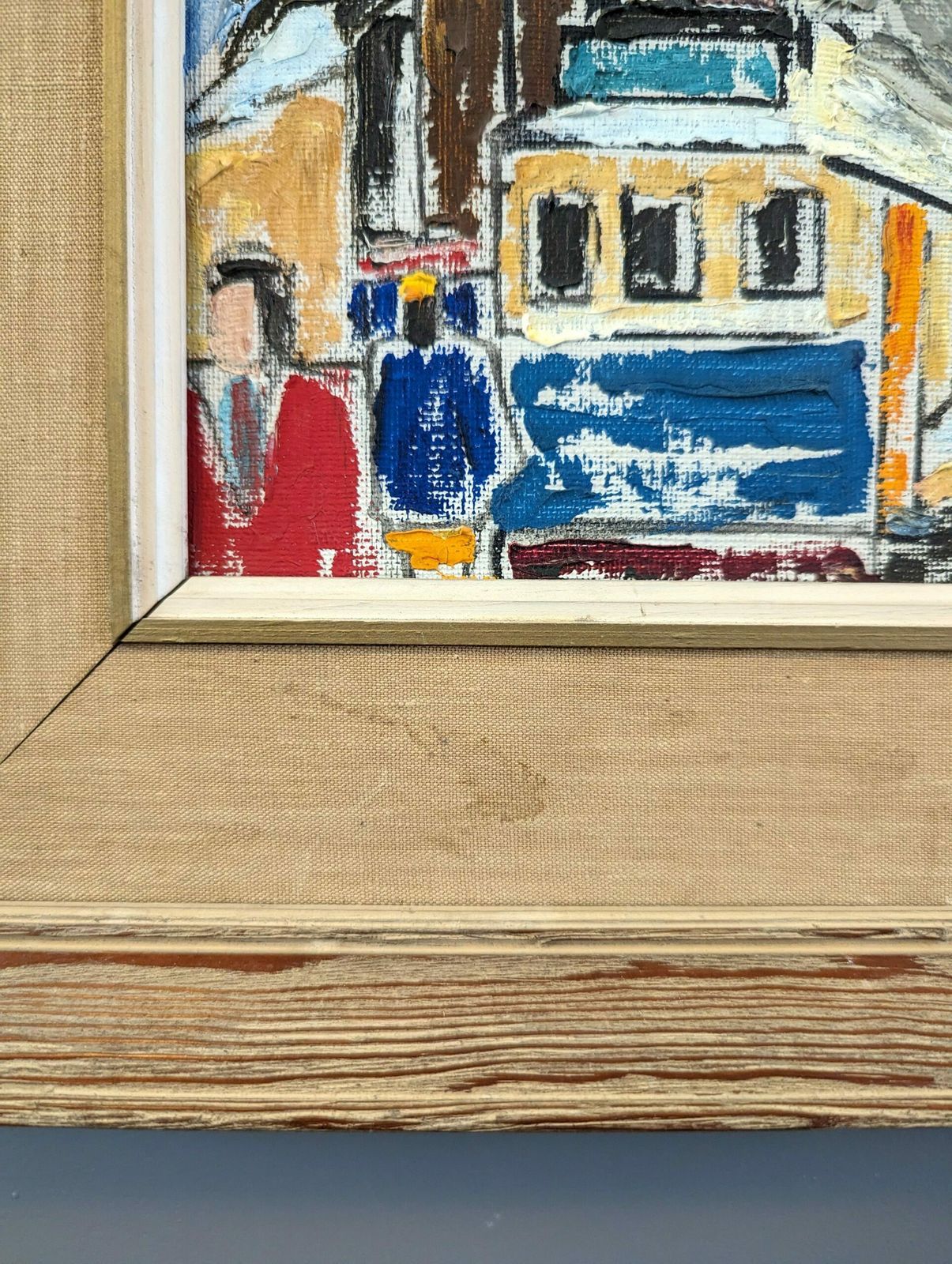 Art The Tram Oil Painting, Modernist photo