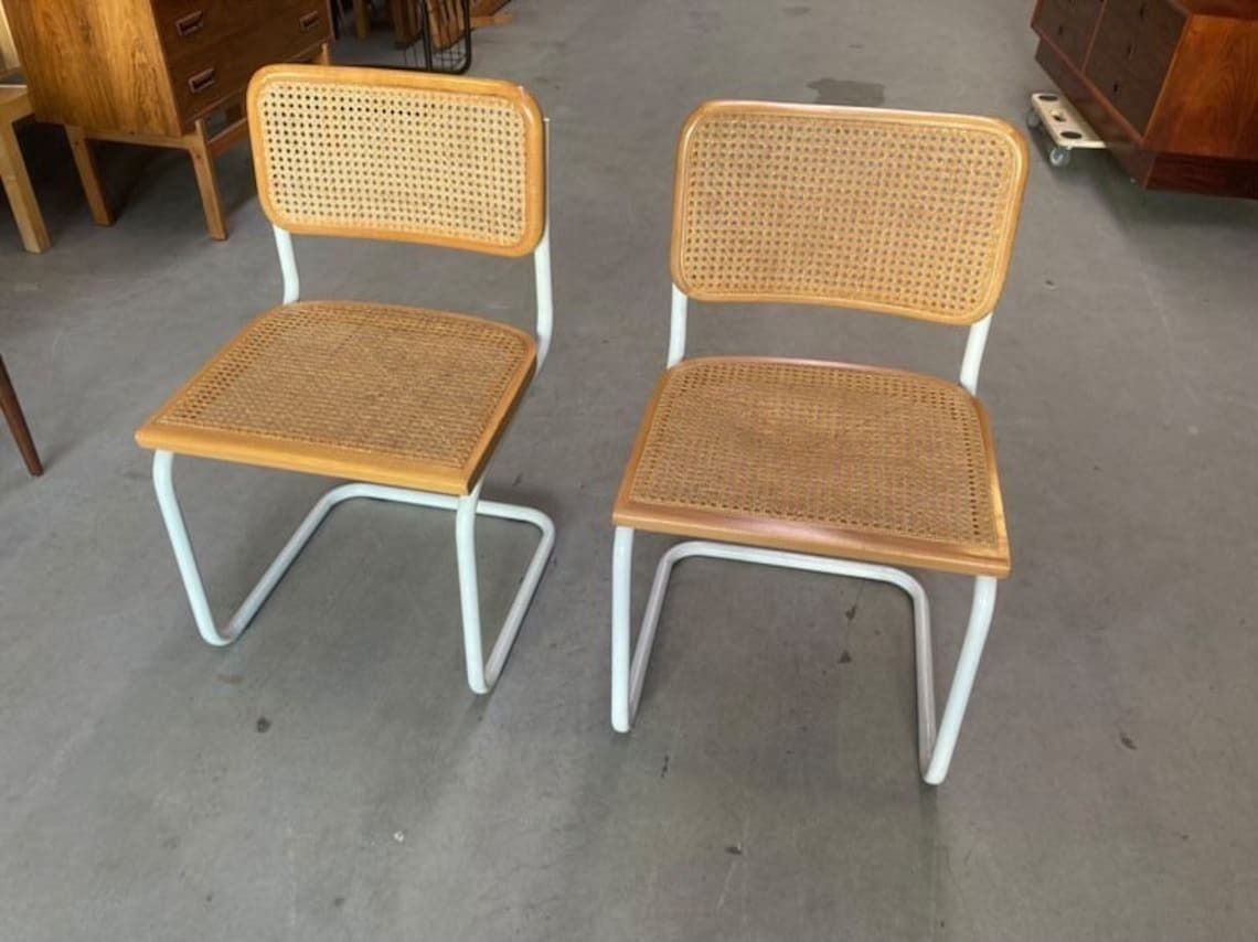 1 Of 4 Mid Century Modern Italian Marcel Breuer B32 Cesca Chair
