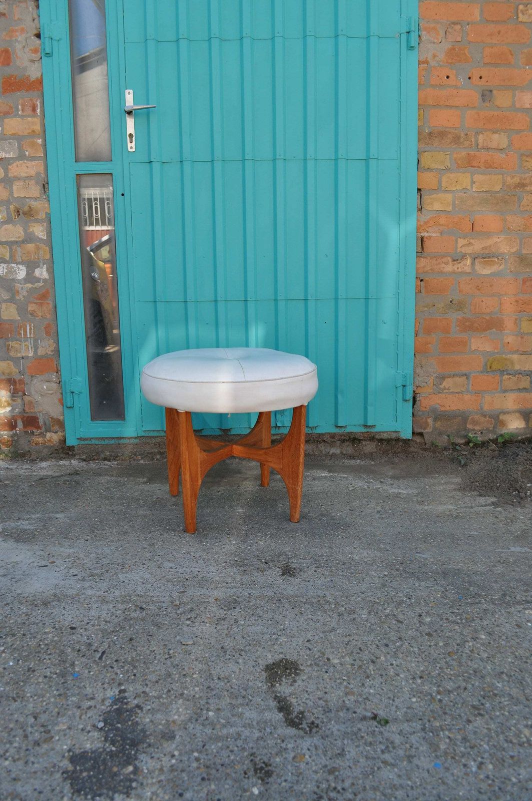Mid Century Danish Teak Ottoman By Kofod Larsen For G Plan, 1960s