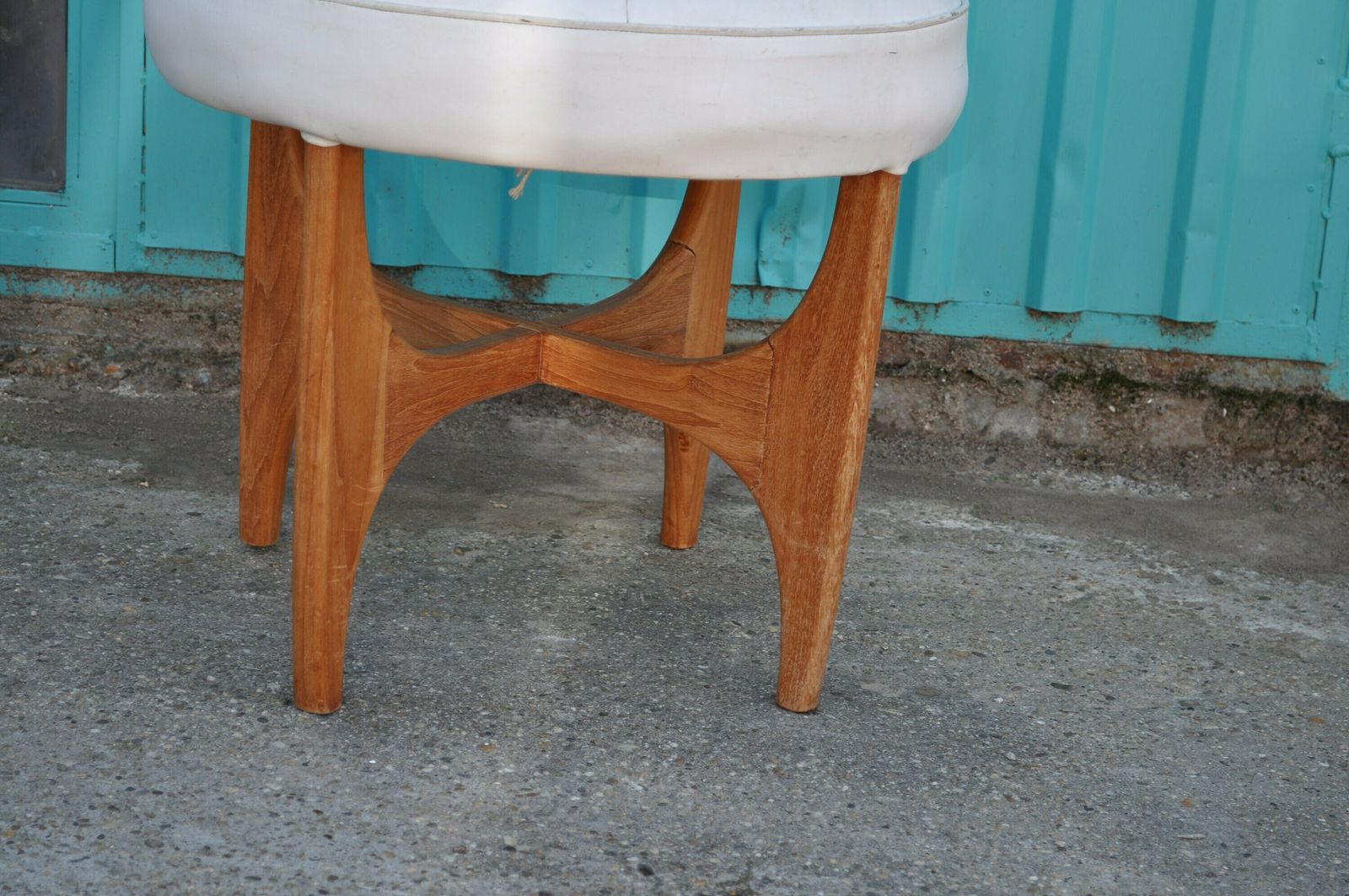 Mid Century Danish Teak Ottoman By Kofod Larsen For G Plan, 1960s photo for sale