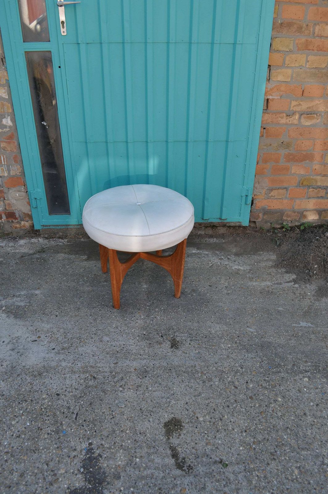photo furniture Mid Century Danish Teak Ottoman By Kofod Larsen For G Plan, 1960s