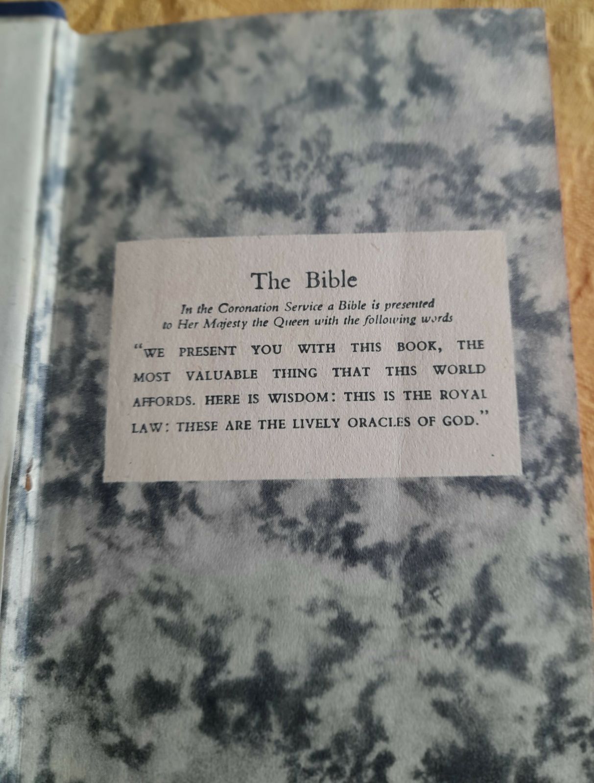 1937 Coronation Bible With Enid Blyton Signature. photo for sale