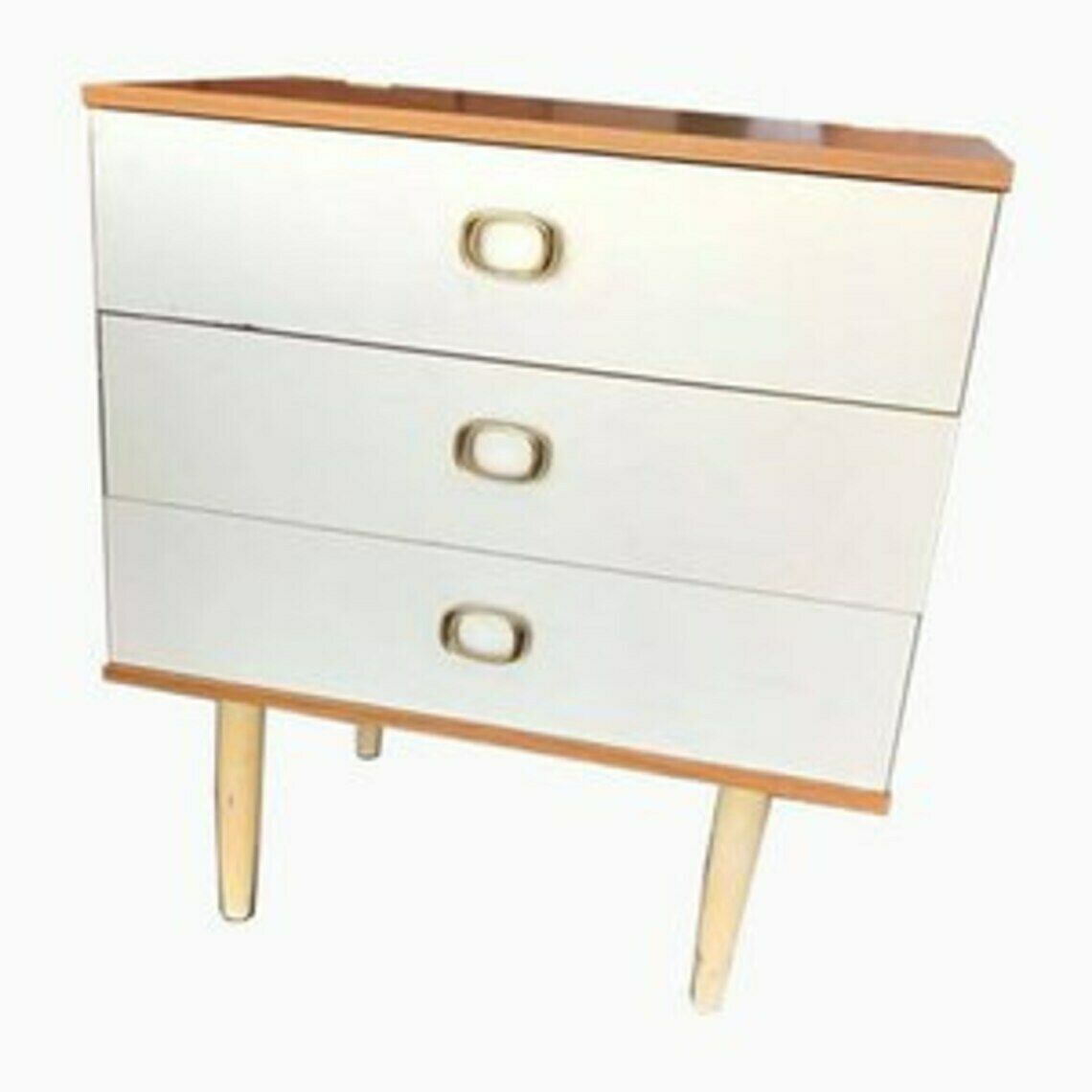 Vintage White Chest Of Drawers, 1960s photo for sale