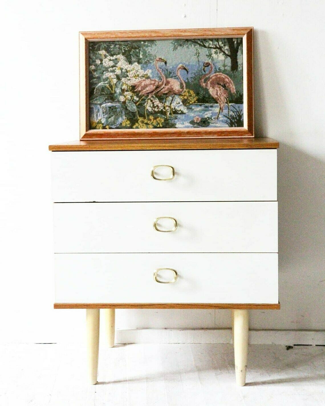 Vintage White Chest Of Drawers, 1960s photo 1050.0