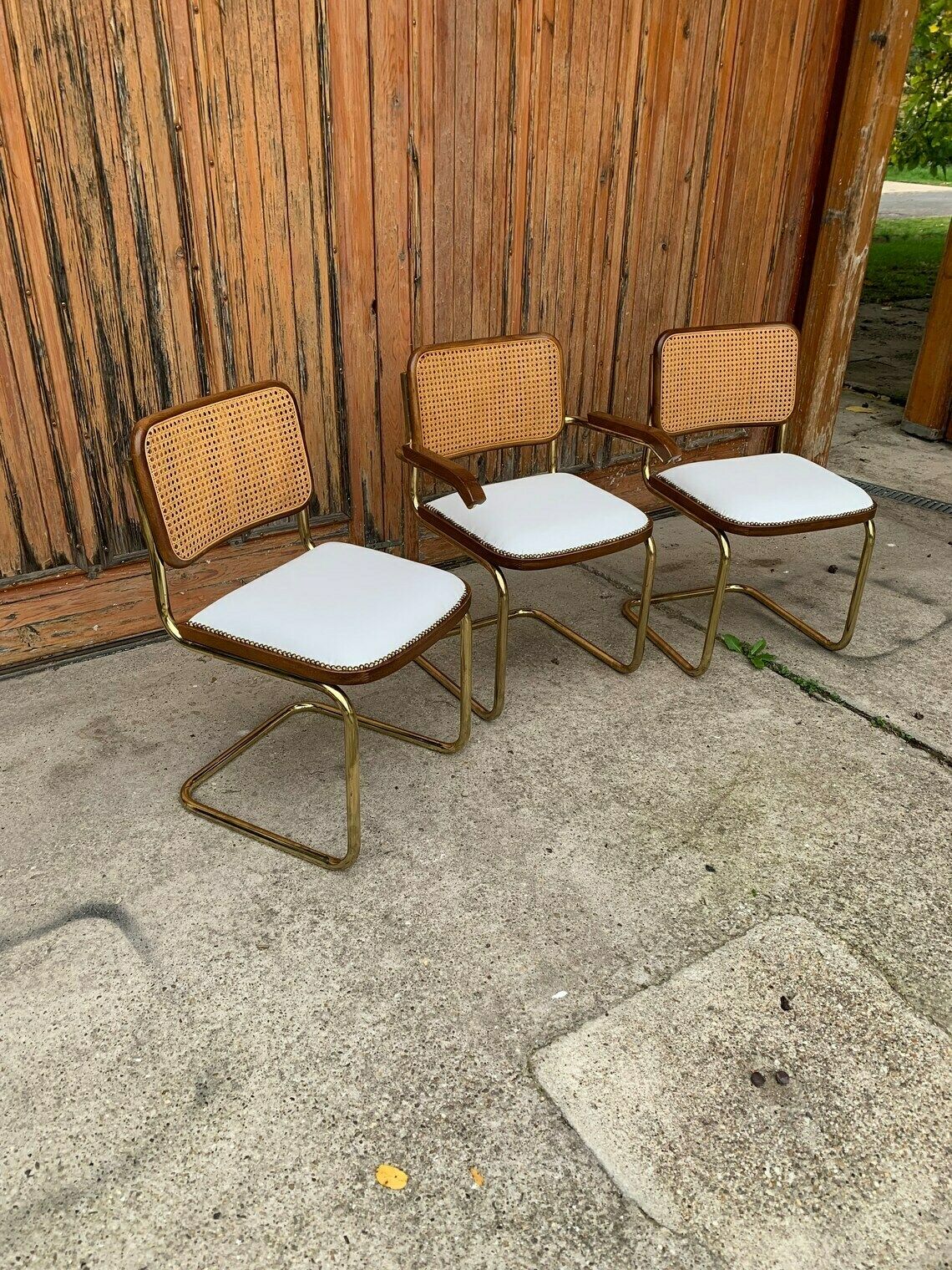 1 Of 4 Mid Century Modern Upholstered Cesca Chair Italy 1970 photo buy