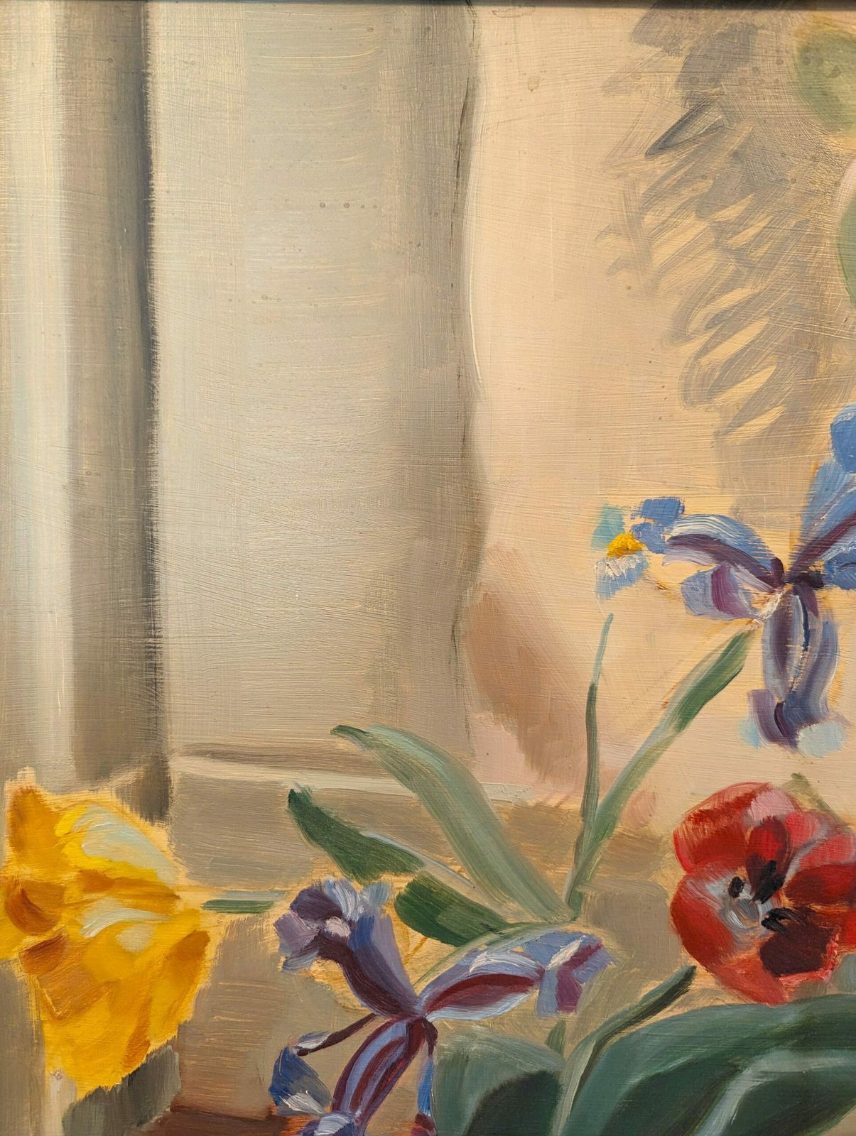 Floral & Figurine Oil Painting photo buy