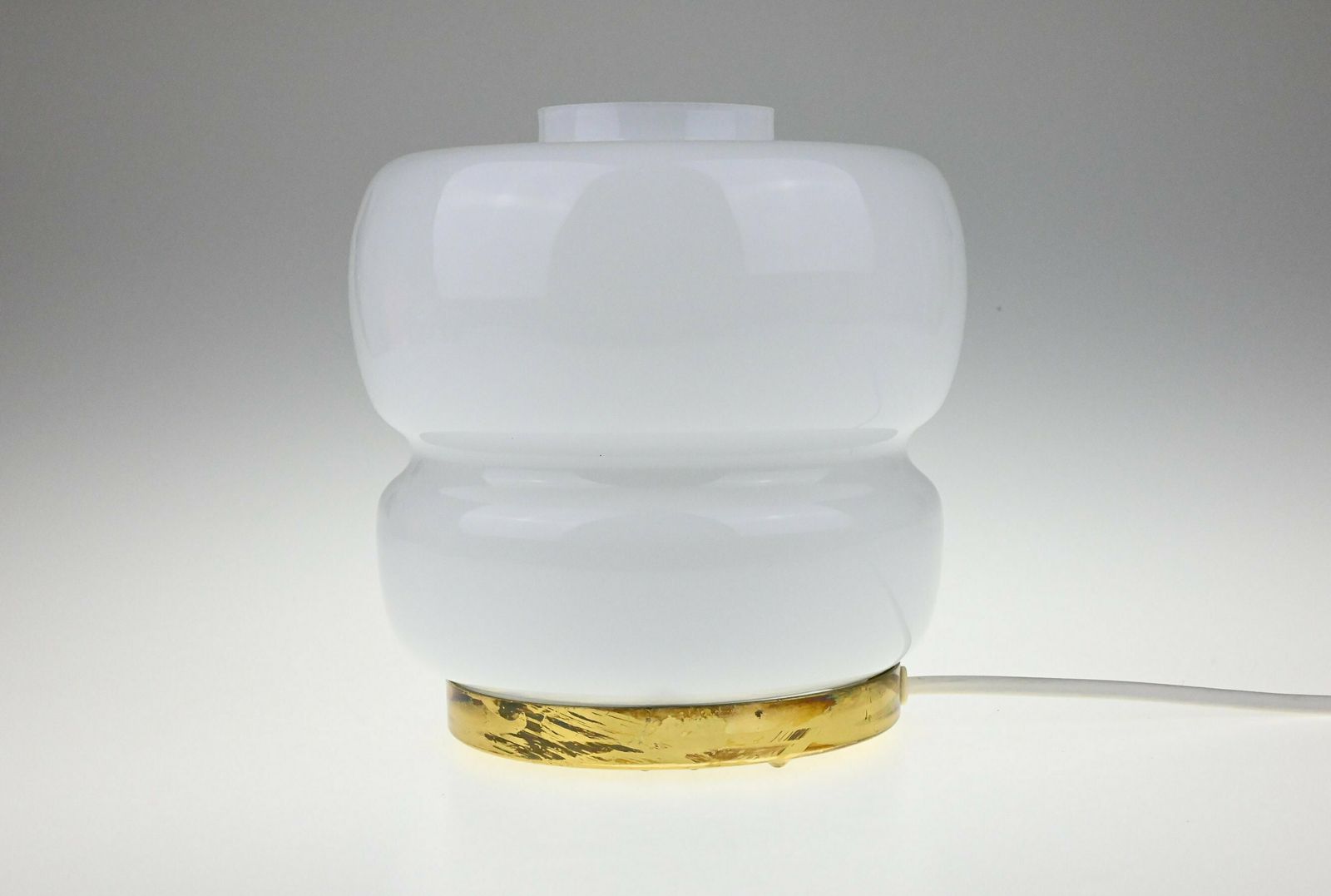 Ambient Lamp, Vintage Lamp, Glass Lamp, Ambient Lighting, Bedside Lamp, Table Lamp, Mid Century Lamp, Mid Century Light, Desk Lamp photo furniture