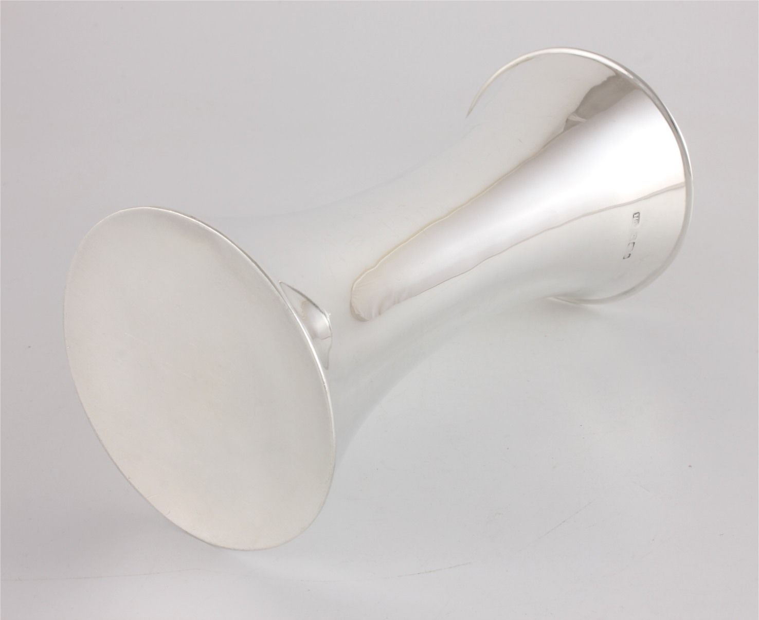photo for sale Solid Silver Flower Vase. Edwardian Posy Holder. Atkins Brothers. 1903.