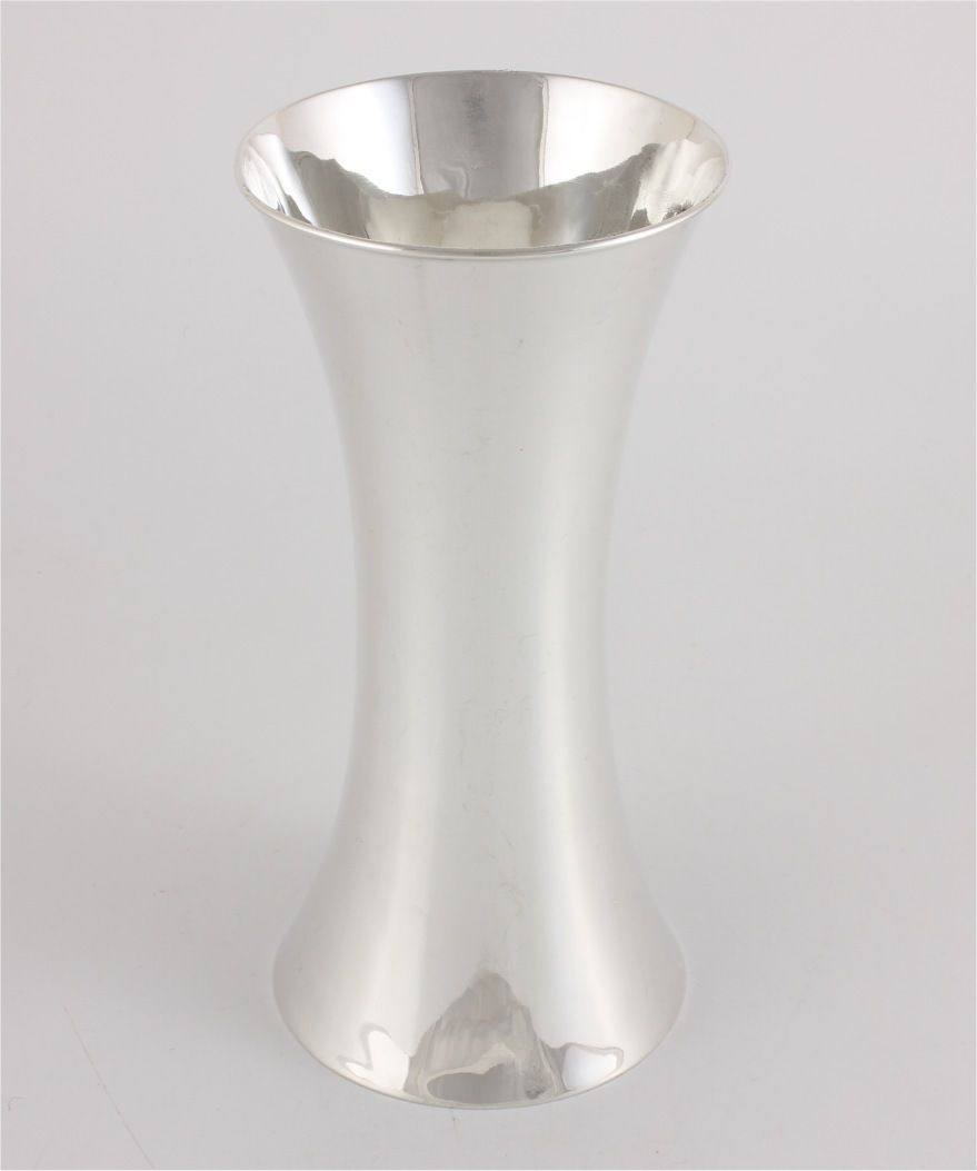 Home Decor Solid Silver Flower Vase. Edwardian Posy Holder. Atkins Brothers. 1903. photo