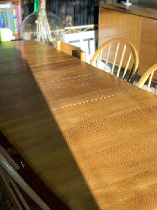 Mid Century Ercol Grand Windsor Extending Table photo 1883.0