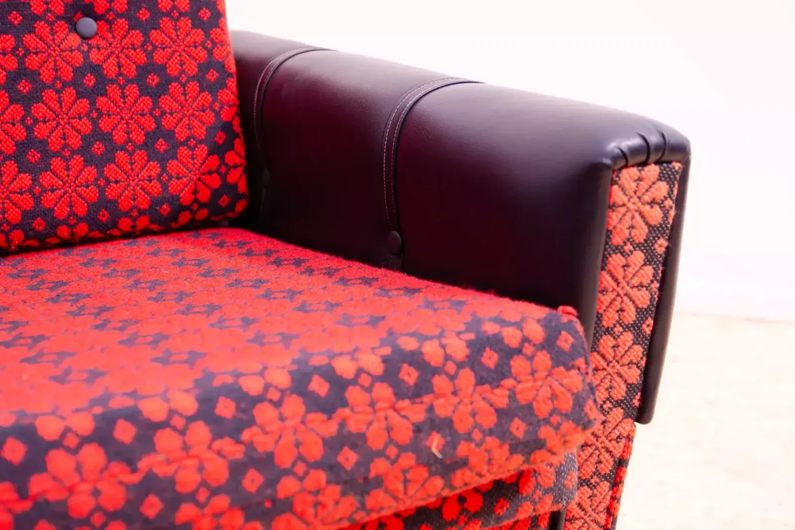 Furniture Pair Of Eastern Bloc Vintage Armchairs, 1970´S, Czechoslovakia photo