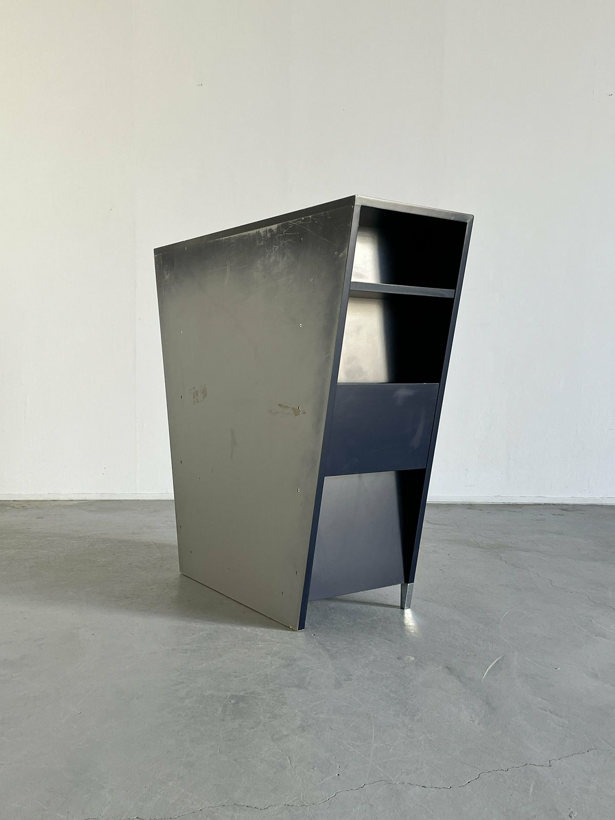 Postmodern Memphis Design Storage Cabinet In Wood And Burlwood Veneer By Schönbuch , 1980s Germany photo Furniture