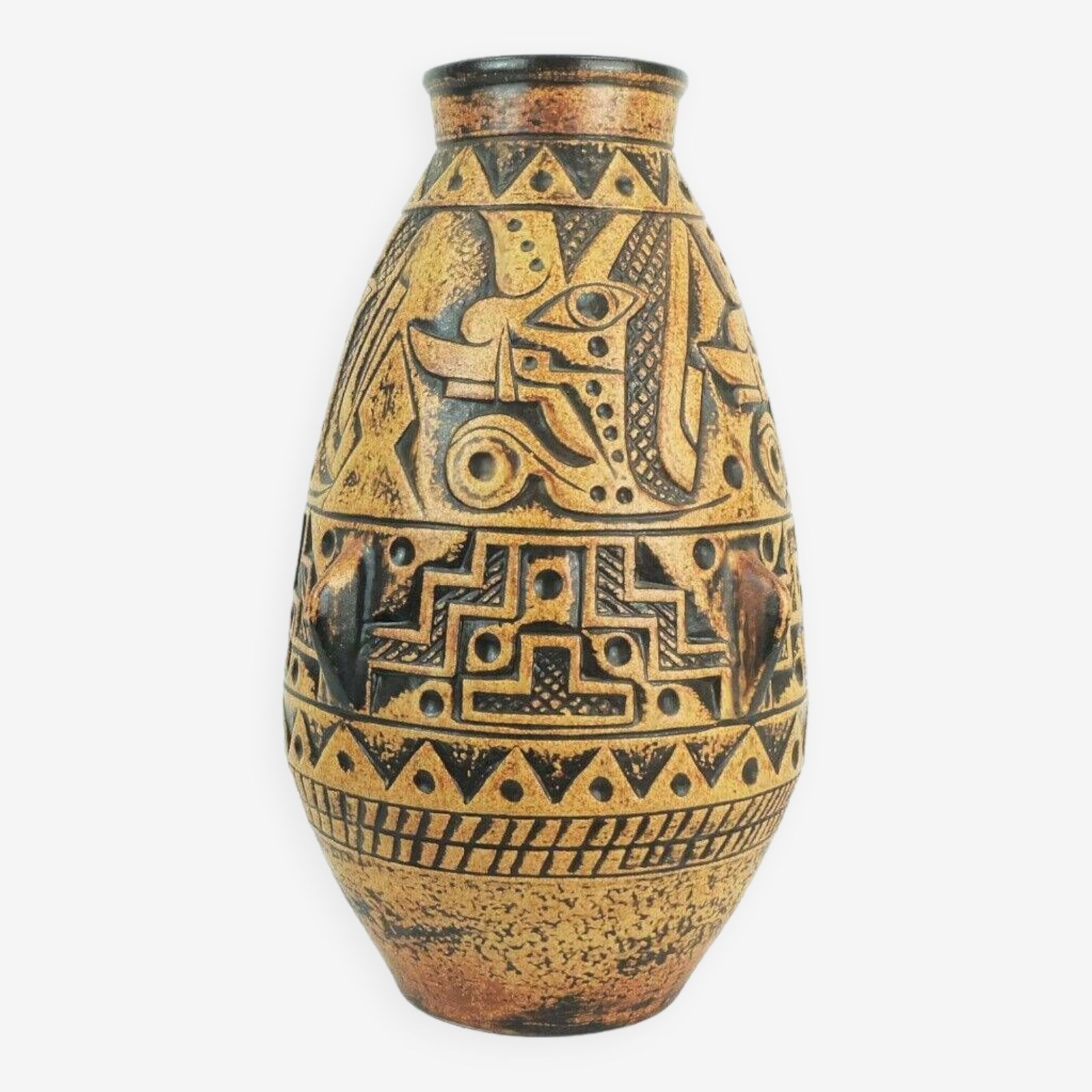 Huge And Rare Mid Century Floor Vase Anubis Jasba Model N 312 11 5