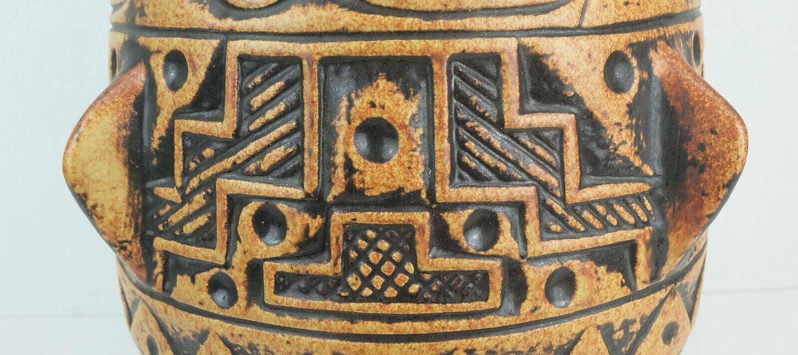Huge And Rare Mid Century Floor Vase Anubis Jasba Model N 312 11 5 photo Home Decor