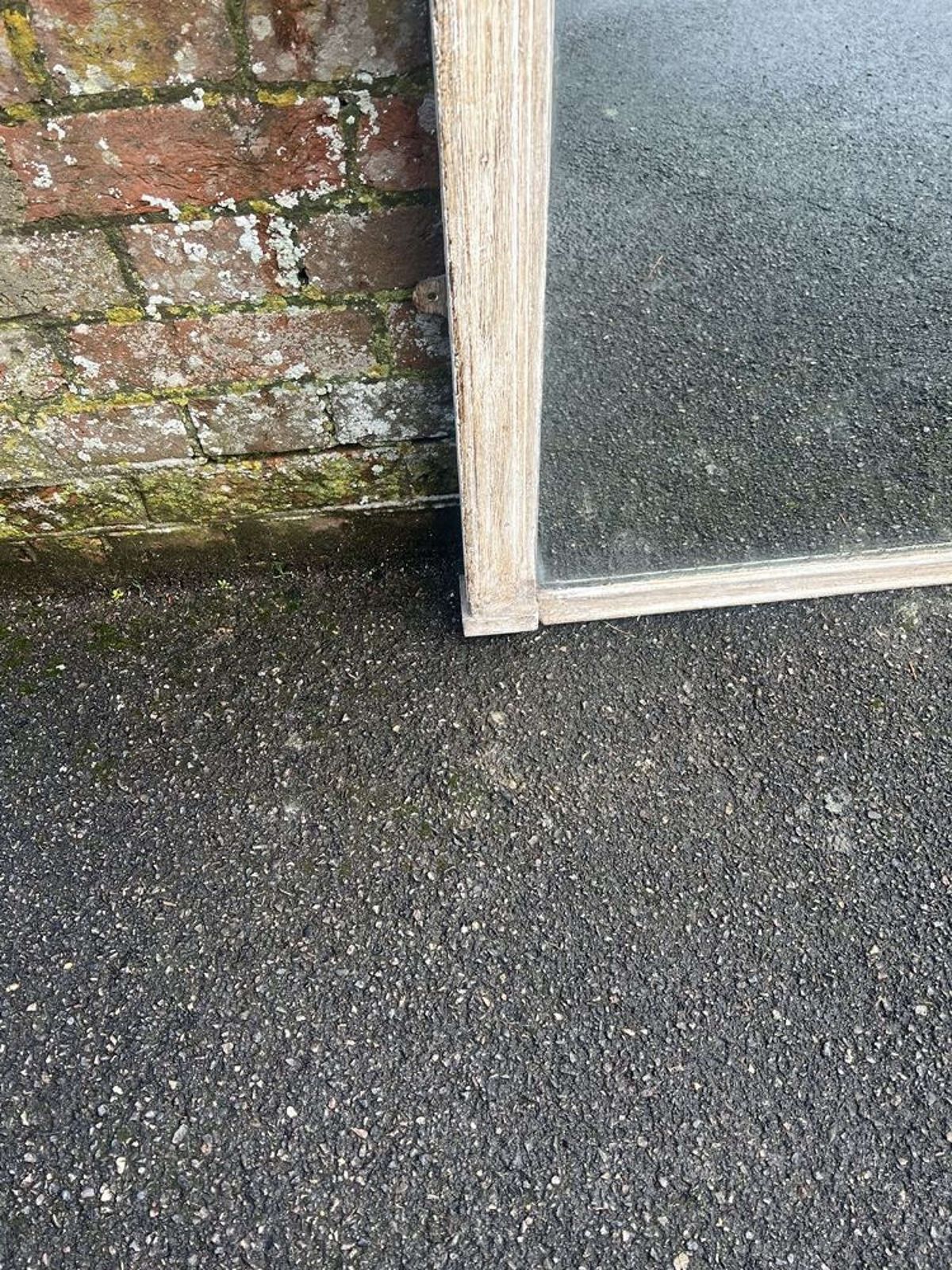 A Fabulous Large Antique English 19th C Plain Overmantle Mirror. photo for sale