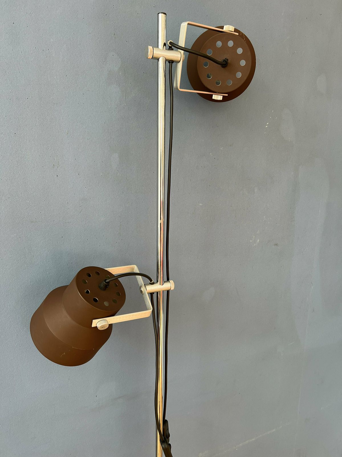 Bruine Anvia Mid Century Space Age Vloerlamp photo buy