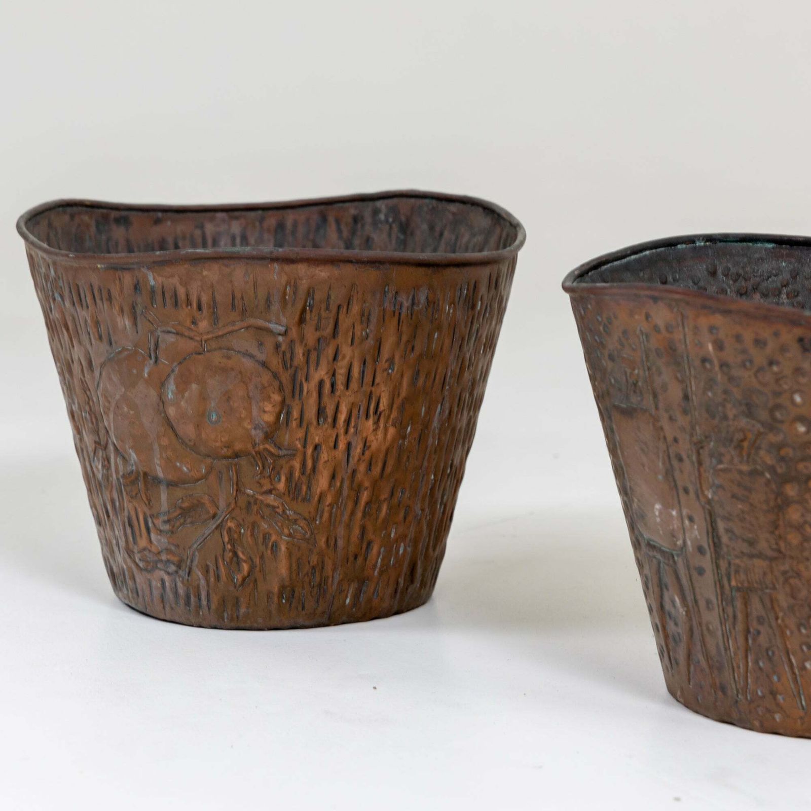 Copper Plant Pots, Italy Mid 20th Century photo furniture