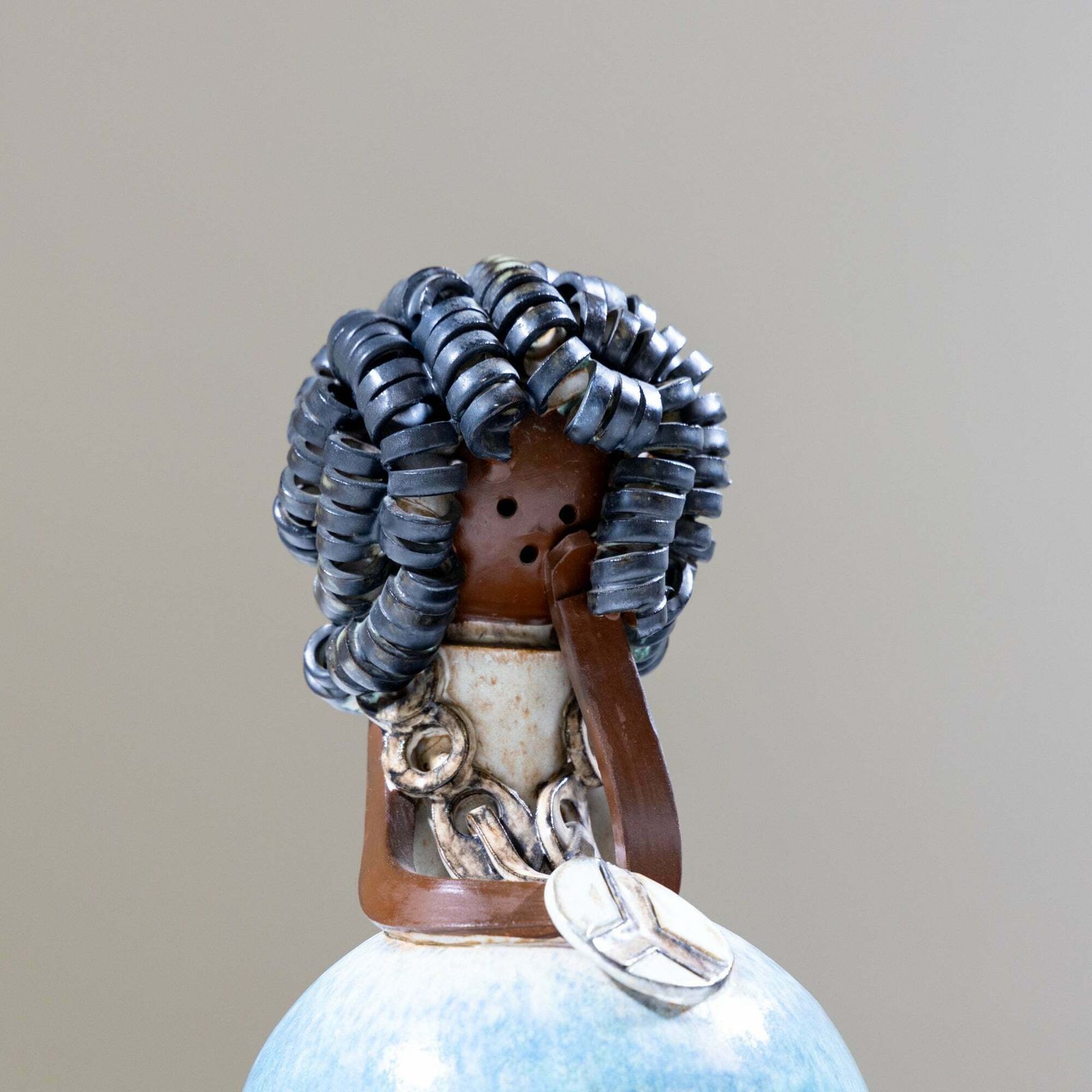 Early Elisa Cermic Doll, Spain 20th Century photo furniture