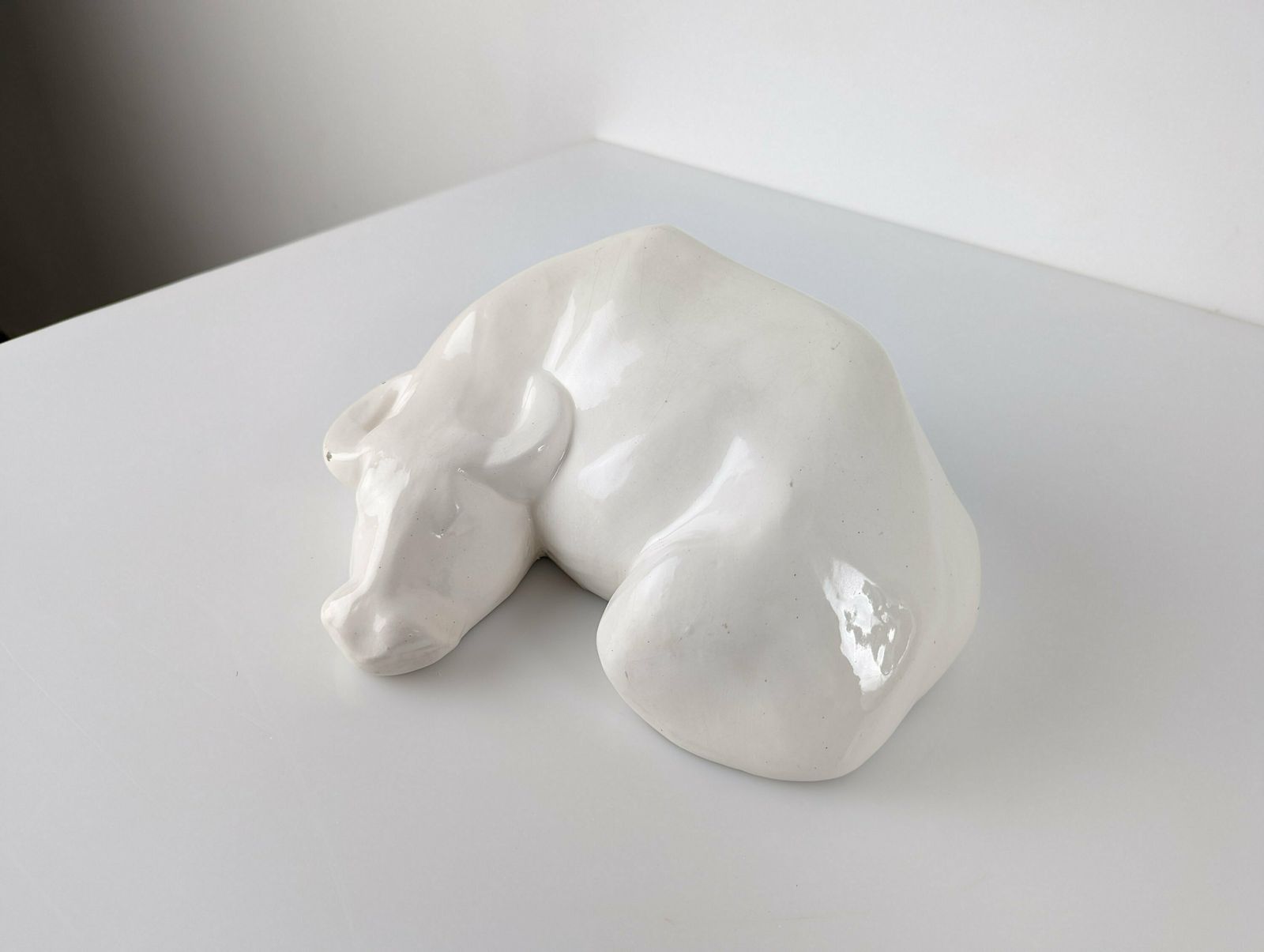 Animal Sculpture Water Buffalo Resting By Elena Laverón