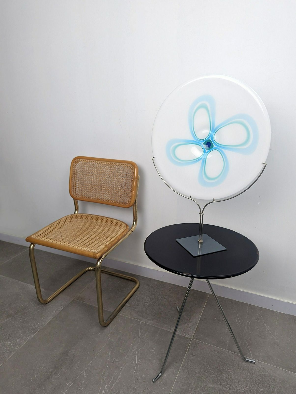 Tondo Glass Sculpture By Bruno Gambone For Veart 1970s