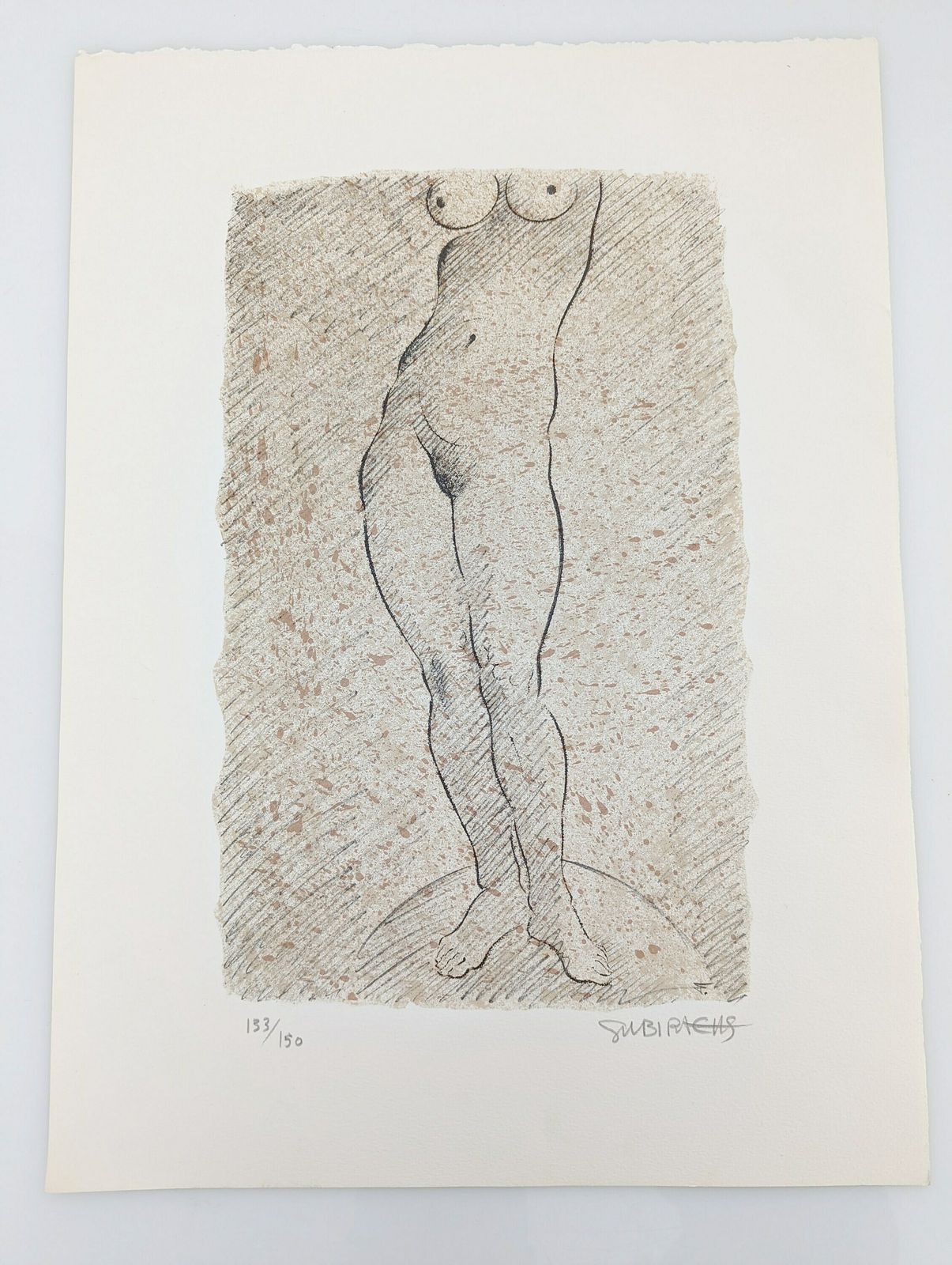 Lithograph Of Josep Maria Subirachs Numbered And Signed 1980s photo for sale