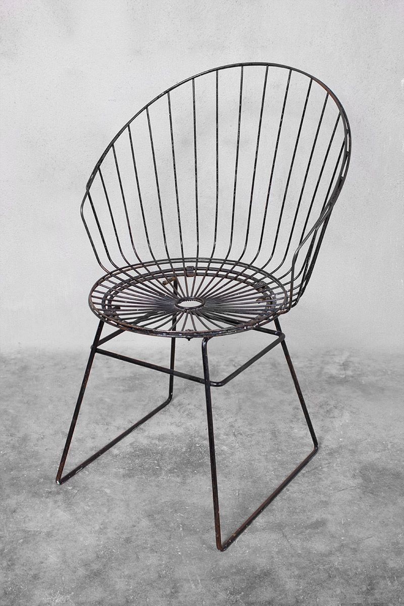 Wire Chair By Cees Braakman For Pastoe, 1950s photo for sale