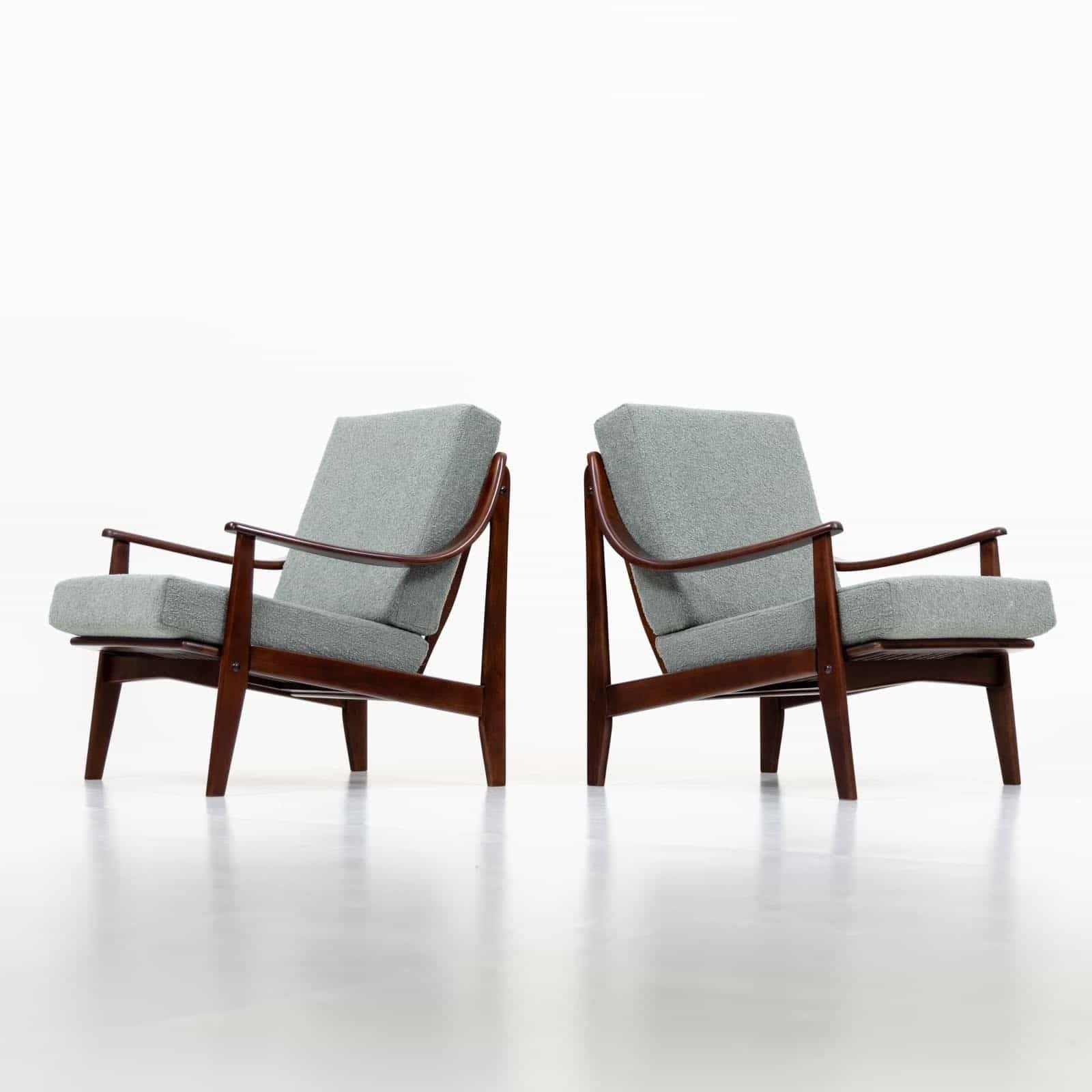Pair Of Danish Lounge Chairs, 1960s photo furniture