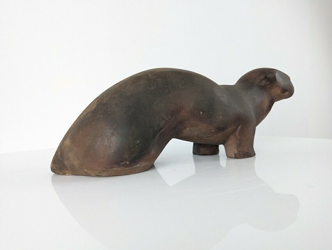 Animal Sculpture Of Otter By Elena Laverón photo for sale