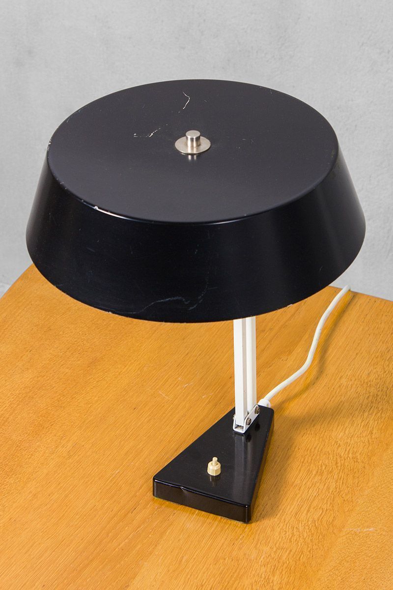 Desk Lamp By H. Busquet For Hala, 1950s photo Lighting