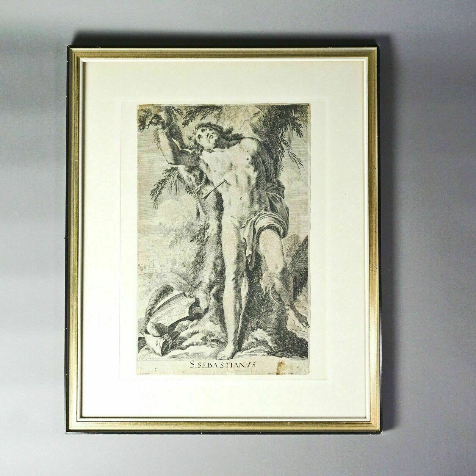 Copperplate Um 1660 See Sebastianus Laurent De La Hyre Gilles Rousselet Feciet