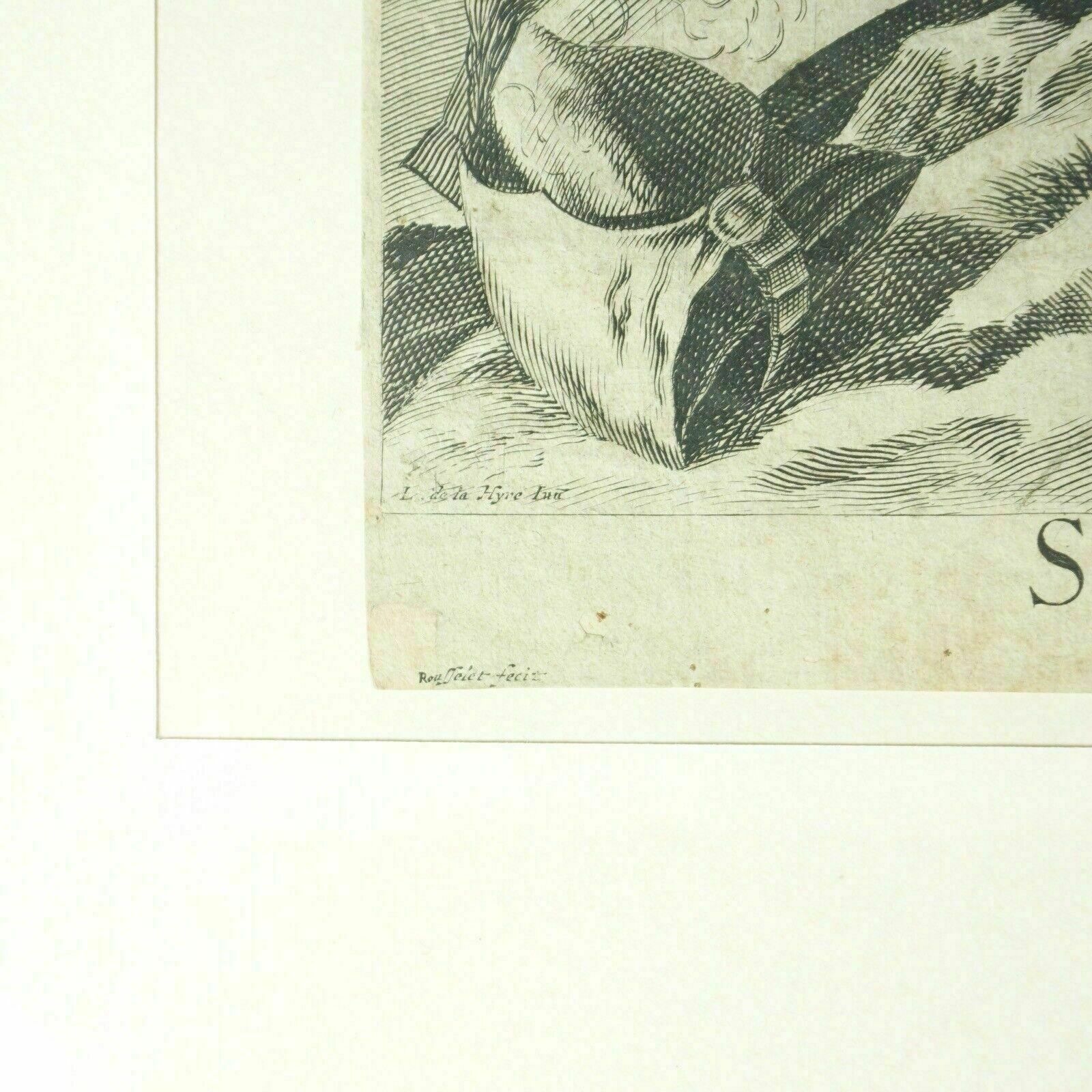Copperplate Um 1660 See Sebastianus Laurent De La Hyre Gilles Rousselet Feciet photo Art