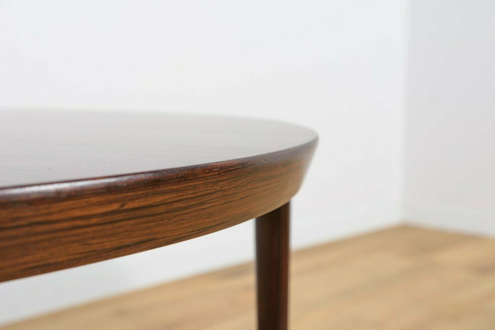 Mid Century Round Rosewood Coffee Table By Severin Hansen For Haslev Møbelsnedkeri, 1960s photo buy