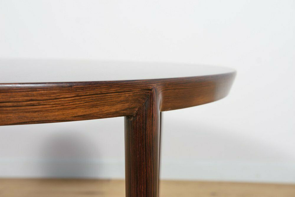 photo furniture Mid Century Round Rosewood Coffee Table By Severin Hansen For Haslev Møbelsnedkeri, 1960s