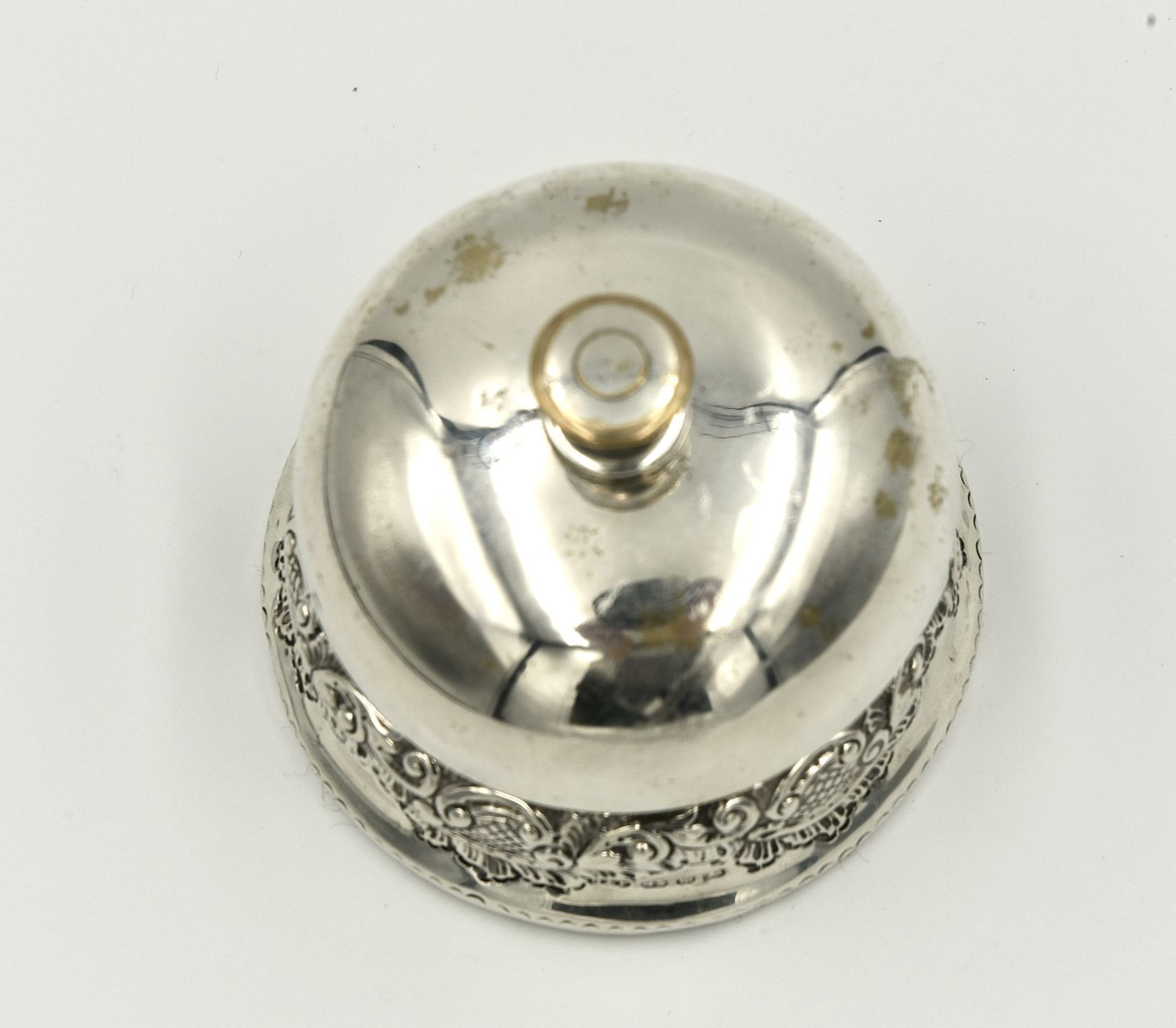 Antique Sterling Silver Desk Reception Bell photo furniture