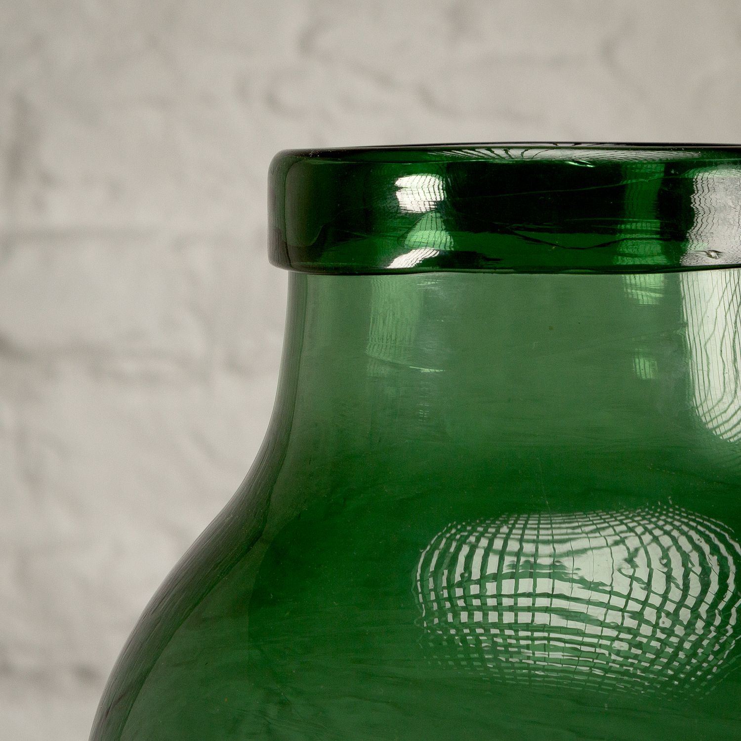 Large Hand Blown Antique Glass Pickling Jar, Denmark, 19th Century photo buy