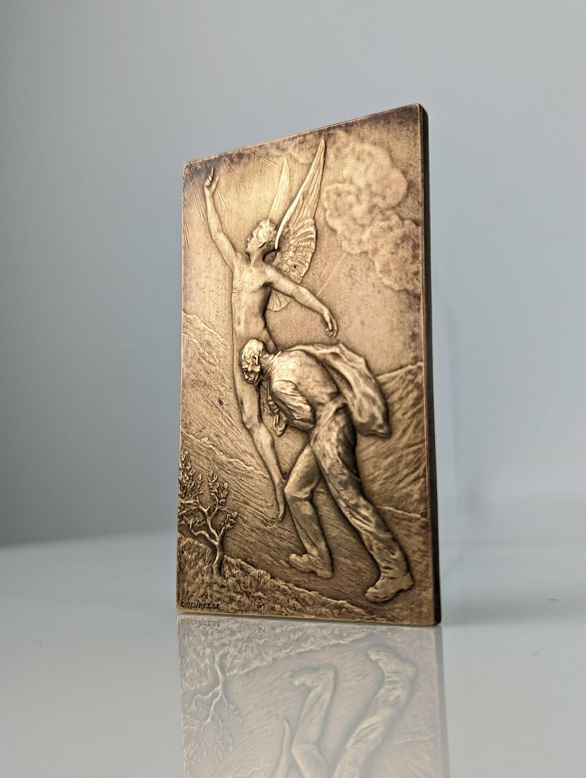 Bernheim Fondateur Medal By Godefroid Devreese By Fonson & Cie, Belgium 1939