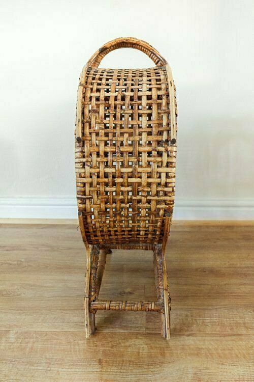 Large Bamboo 7 Wine Rack / Bottle Holder photo 169.0
