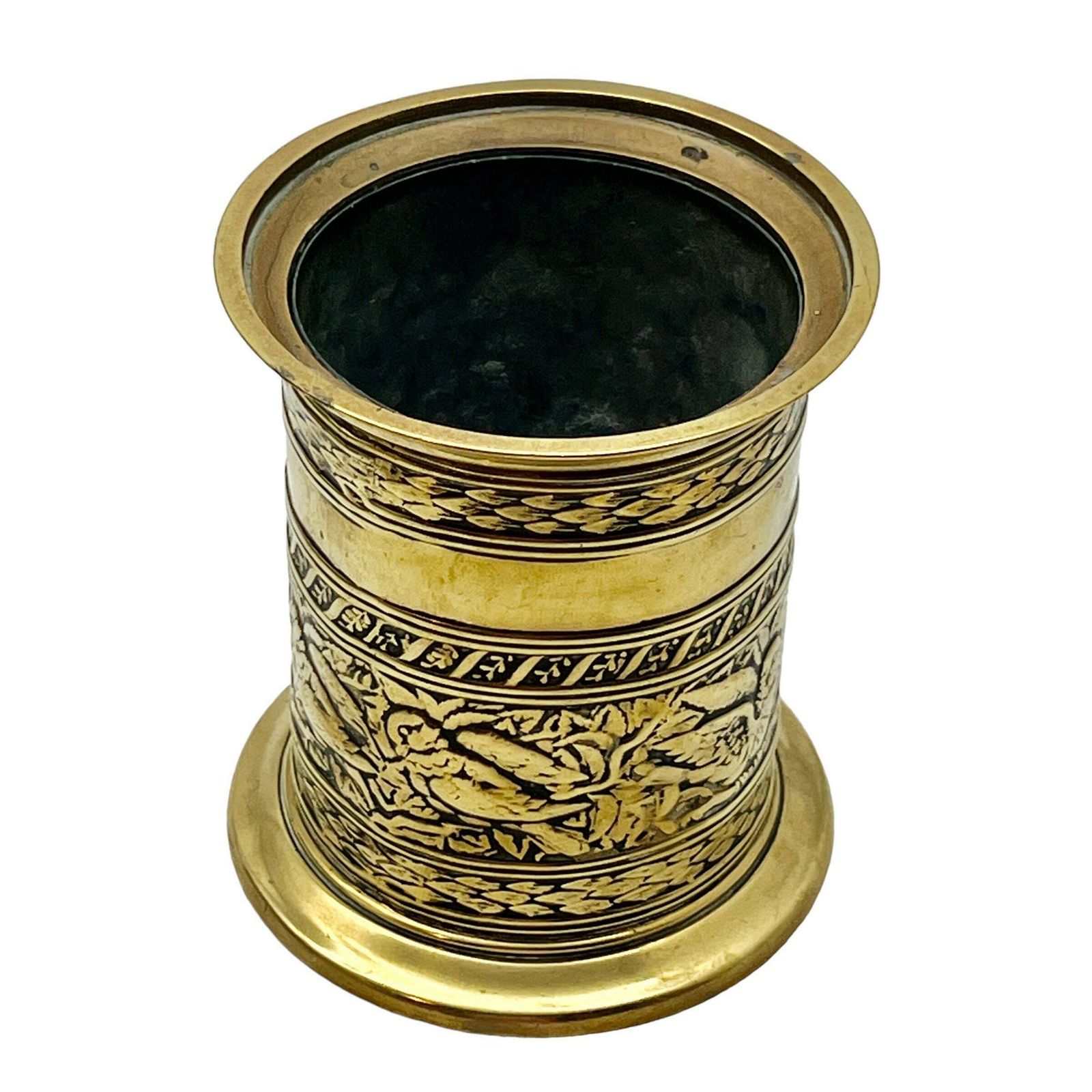 Antique Brass Tin Lined Planter   Indoor Planter   Gardenalia   Kitchenalia photo furniture