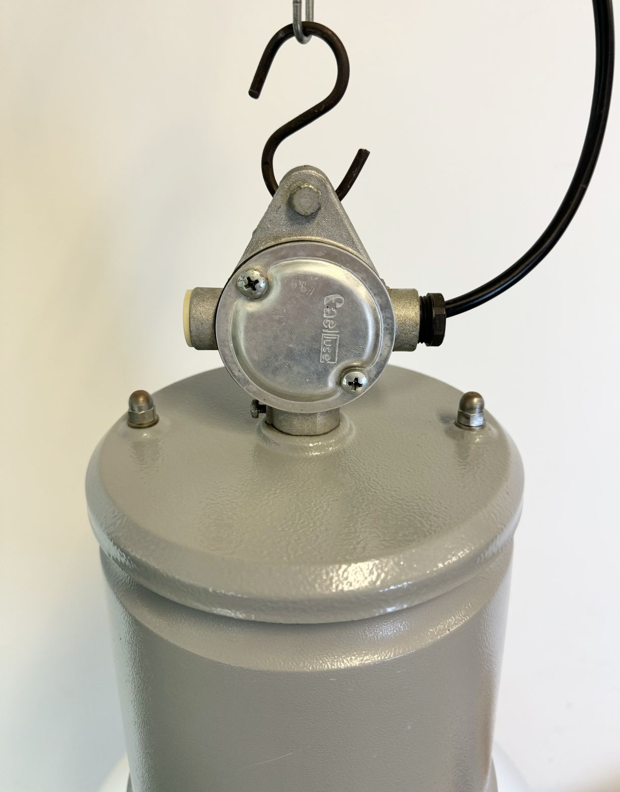 photo furniture Industrial Italian Aluminium Pendant Lamp From Fael Luce, 1970s