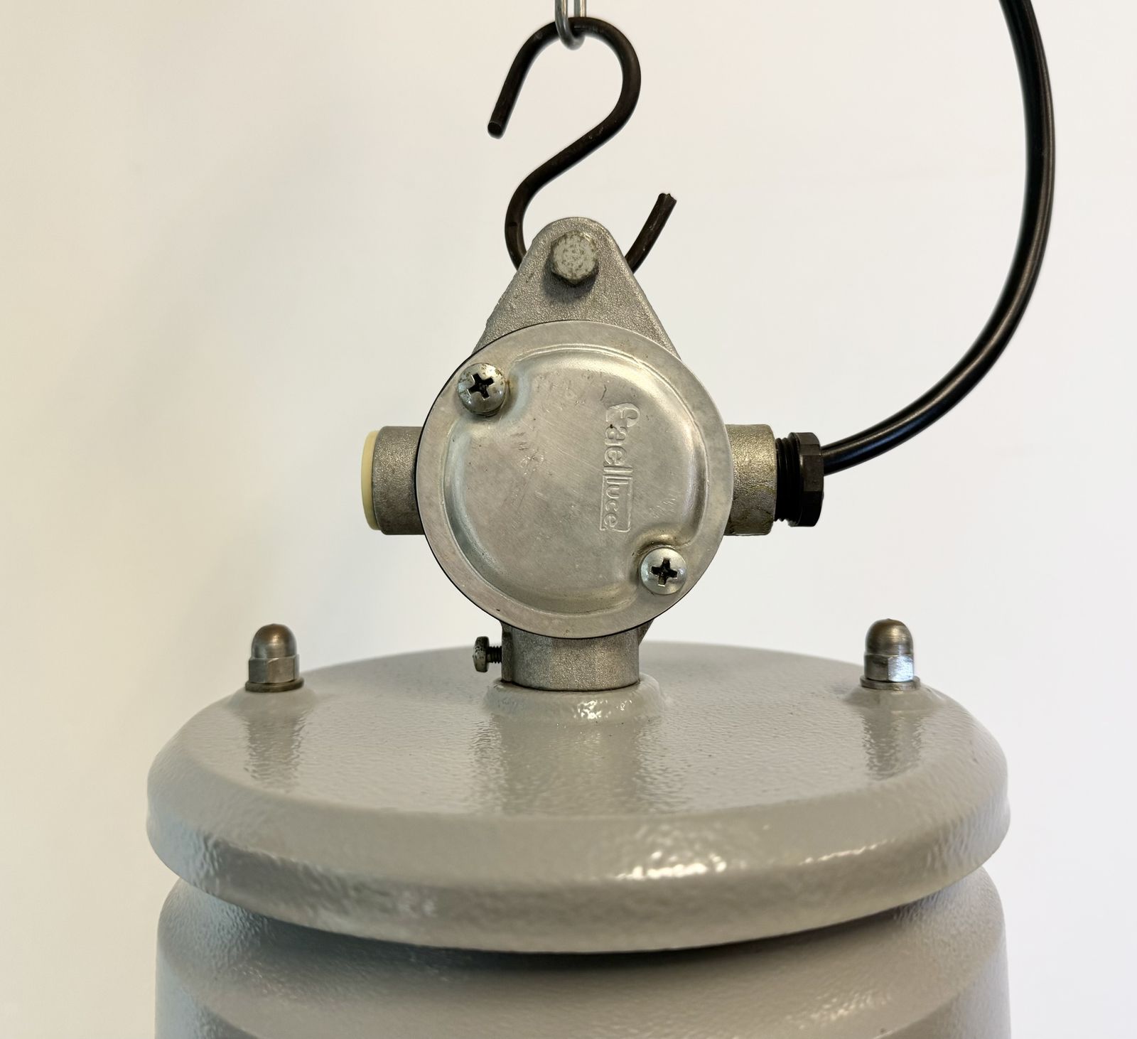 photo buy Industrial Italian Aluminium Pendant Lamp From Fael Luce, 1970s