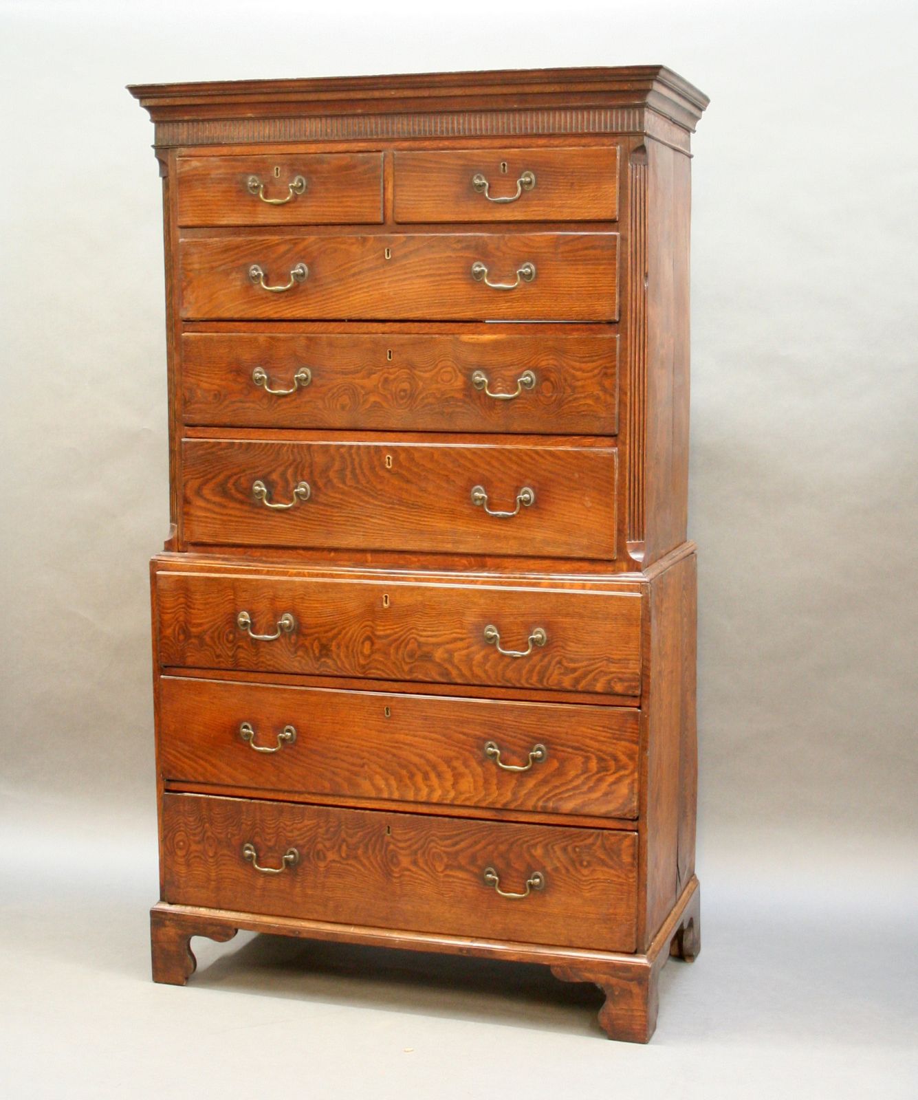 Rare George 111 Tallboy Chest Of Drawers photo Furniture