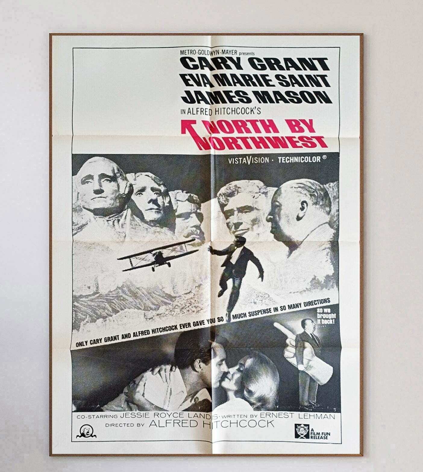 North By Northwest, 1950s, Original Vintage Poster photo 2096.0