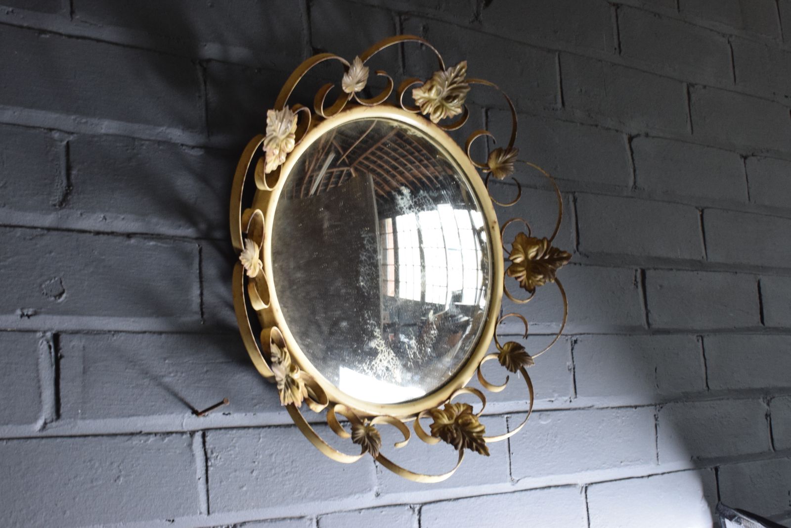 Round Convex Garden Room Mirror photo buy