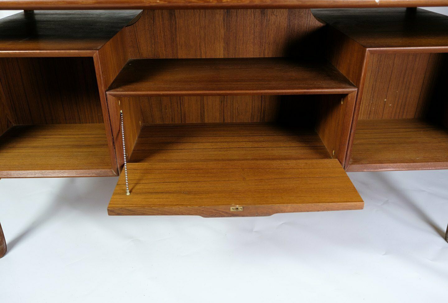 Desk In Teak Model 75 By Omann Junior Møbelfabrik From 1960s photo vintage
