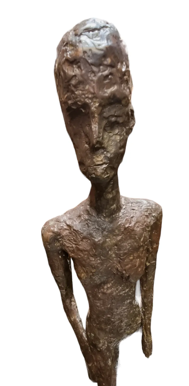 Large Bronze Sculpture Of A Walking Man After Giacometti photo for sale