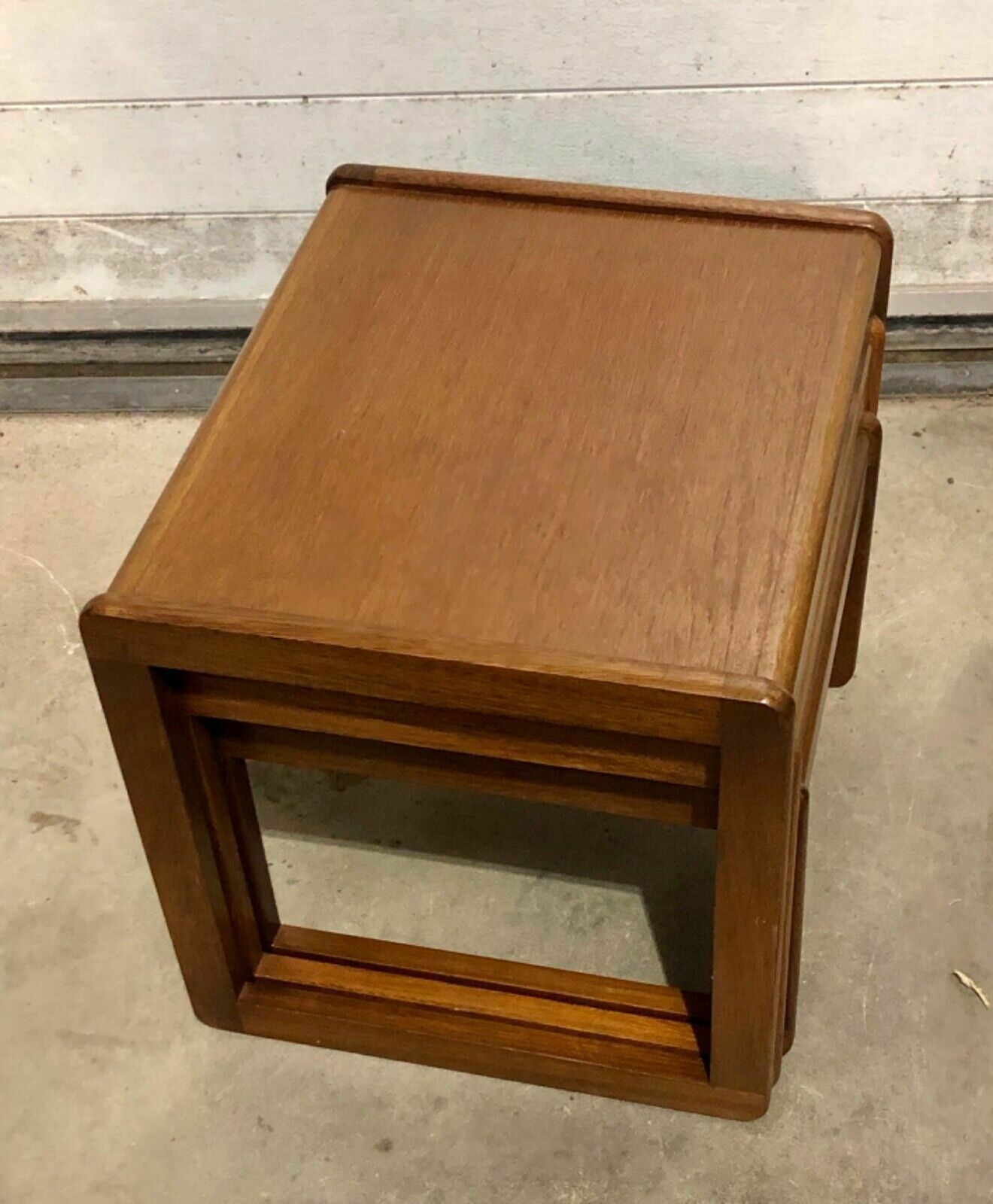 Retro Teak Nest Of Coffee Tables photo vintage